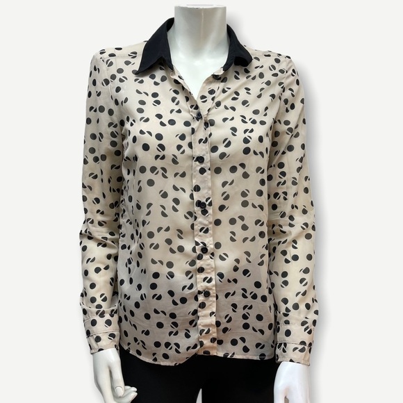BCBGENERATION dotted cashmere combo button up s - Picture 2 of 8